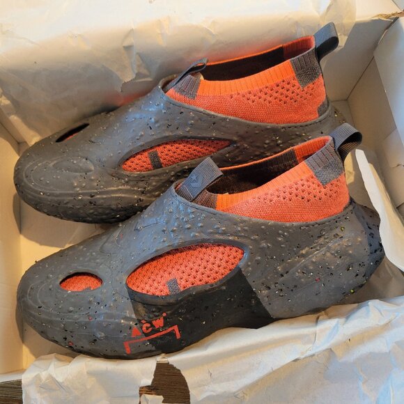 Converse Sponge Crater CX A-COLD-W Dark Grey/Tangerine | Men 10 / Women 11 | New - Picture 8 of 10
